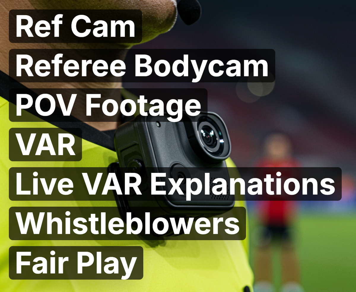VAR Audio, Ref Cam, and POV: The New Era of Football Transparency